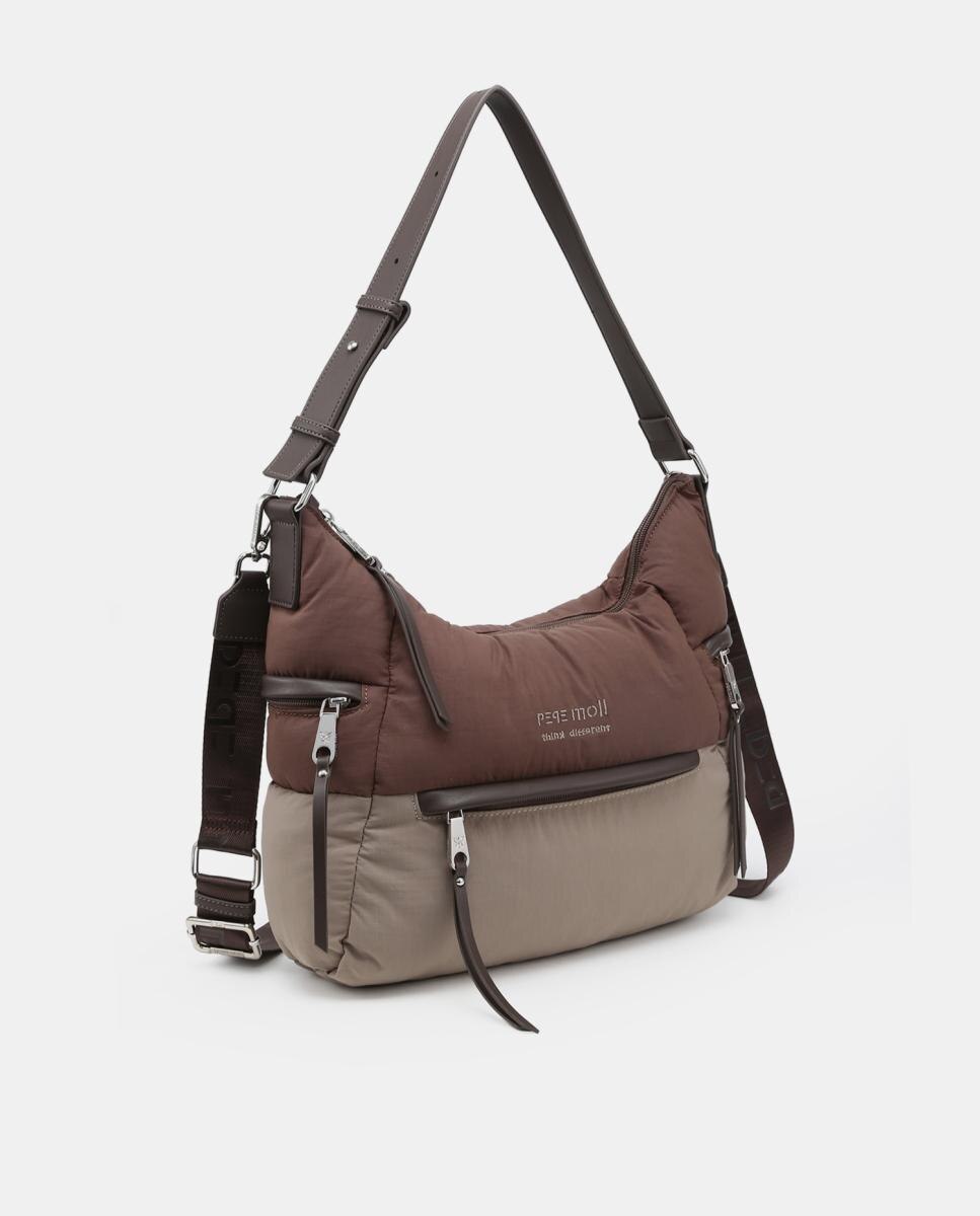 Bolso nylon - Pepe Moll - Marrón Marrón-2