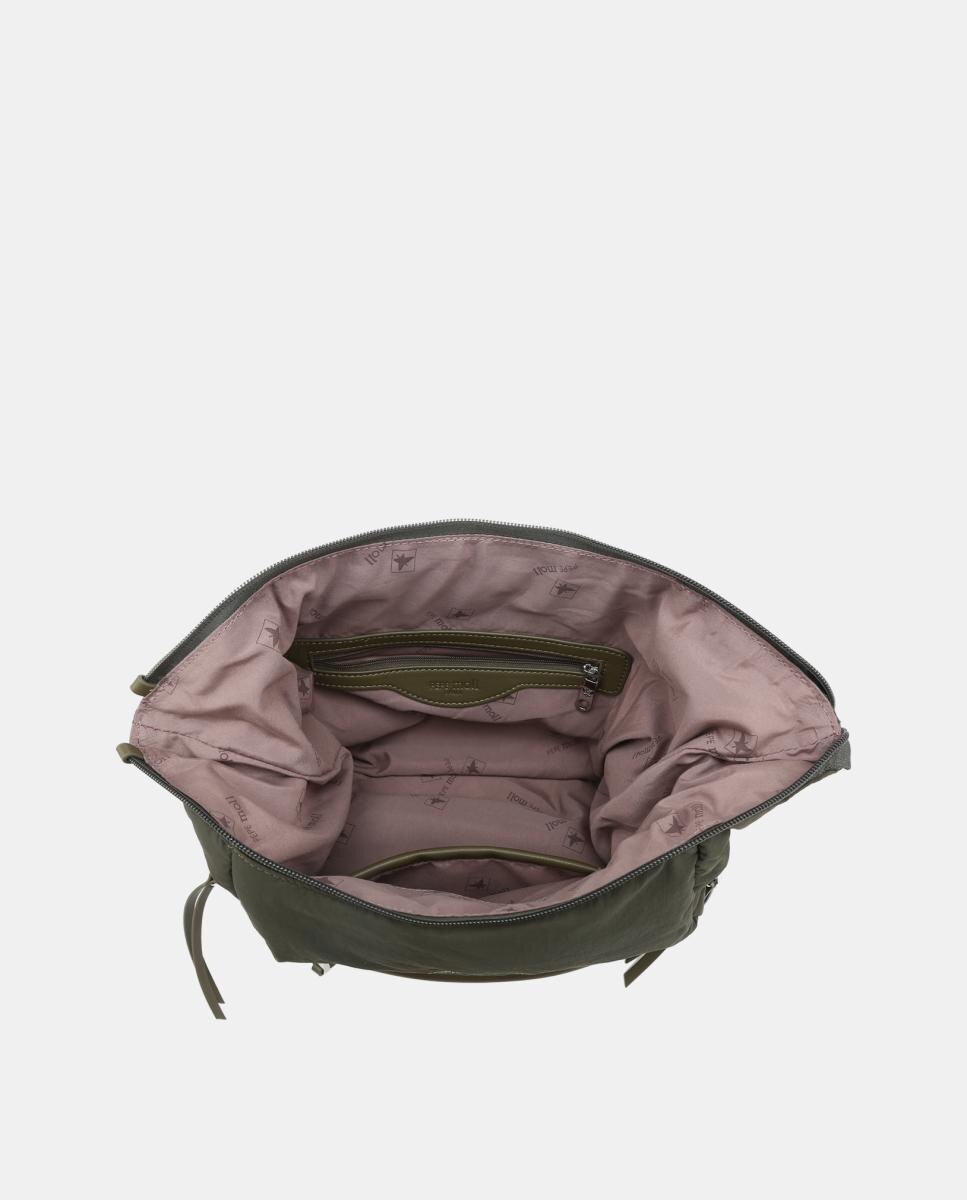 Mala de Nylon Verde-militar-4