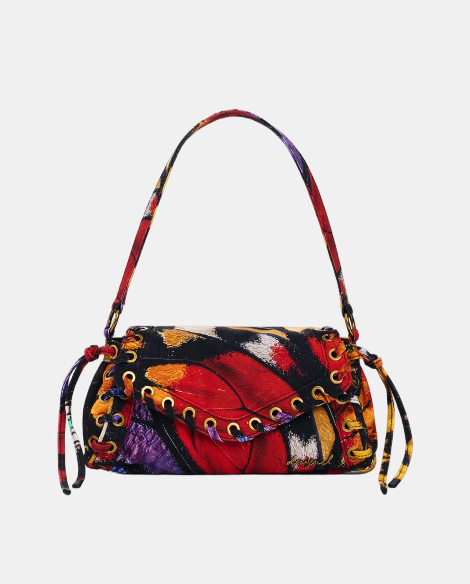 Imagem 0 de Mala a Tiracolo Pequena com Estampado Multicolor