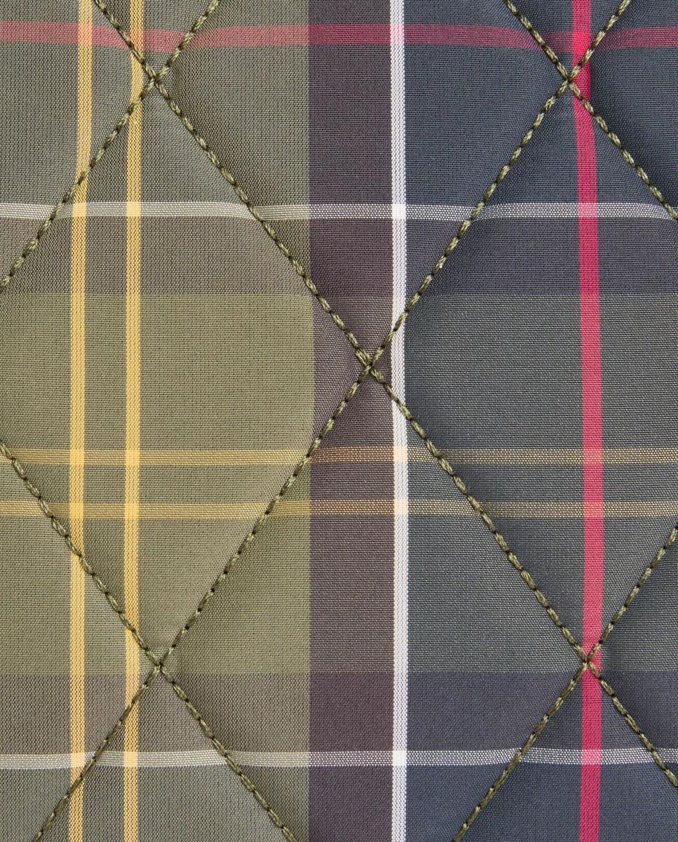 Bolso bandolera de tartan acolchado - Barbour - Verde Verde-3