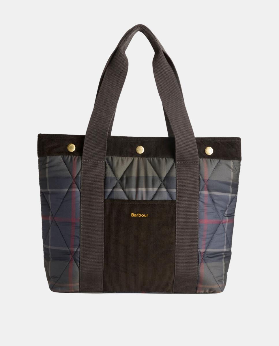 Imagen 0 de Bolso de hombro de tartan Azul