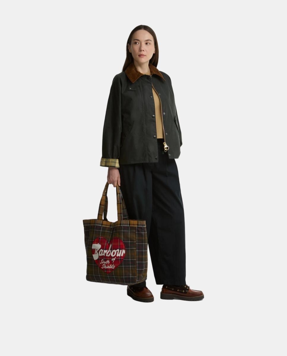 Bolso de hombro de tartan - Barbour - Marrón Marrón-2