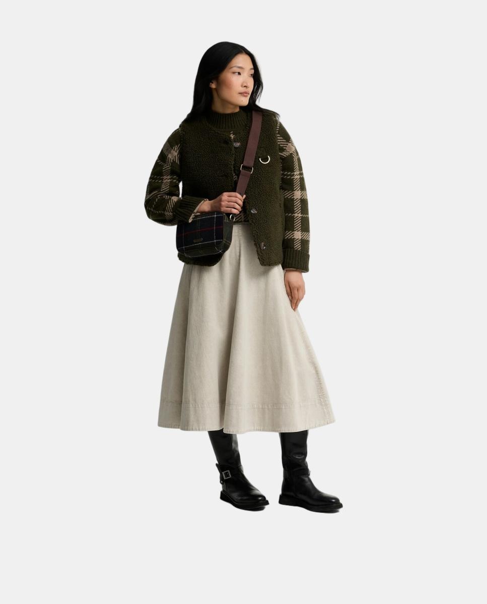 Bolso bandolera tartan - Barbour - Verde Verde-2