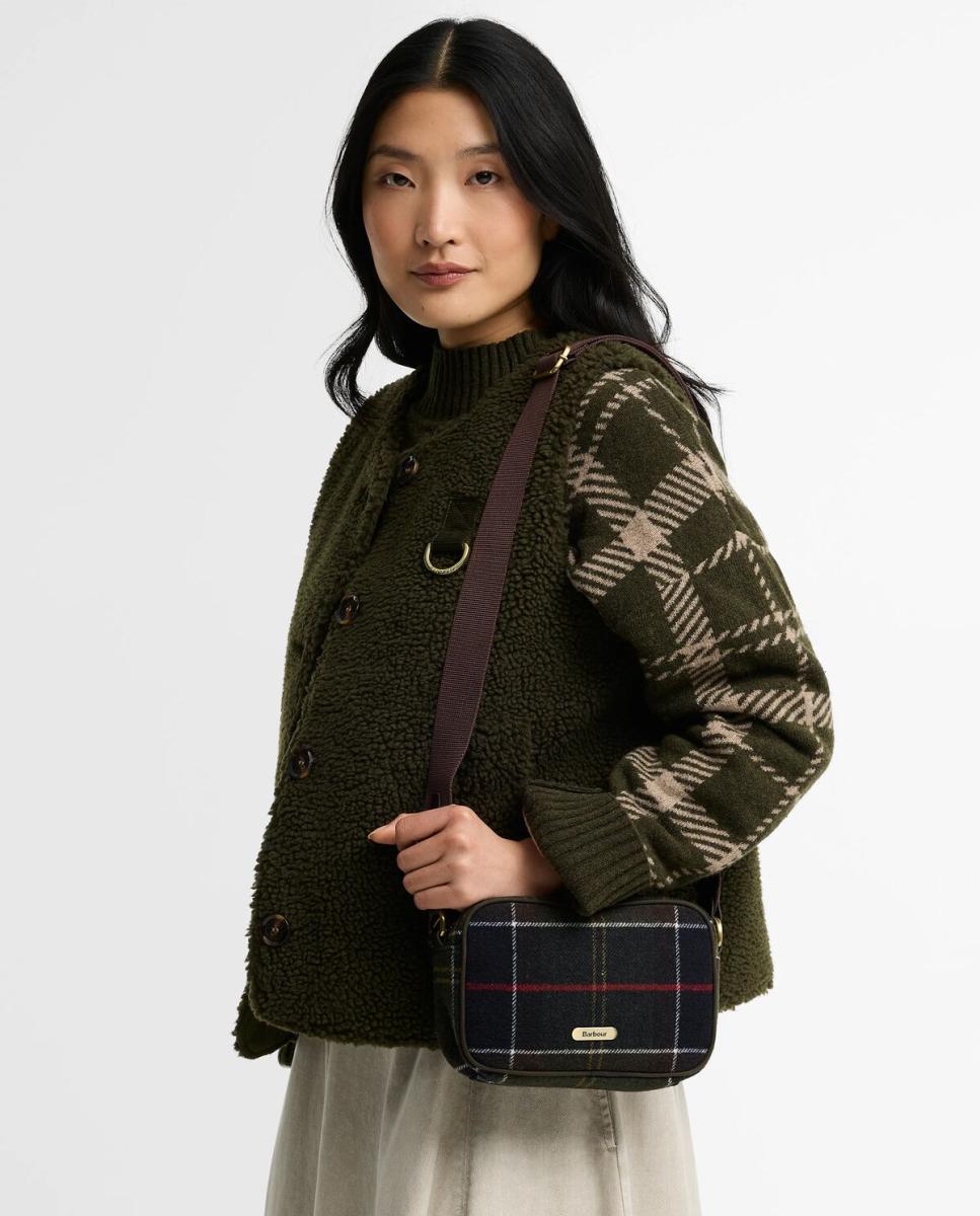 Bolso bandolera tartan - Barbour - Verde Verde-3