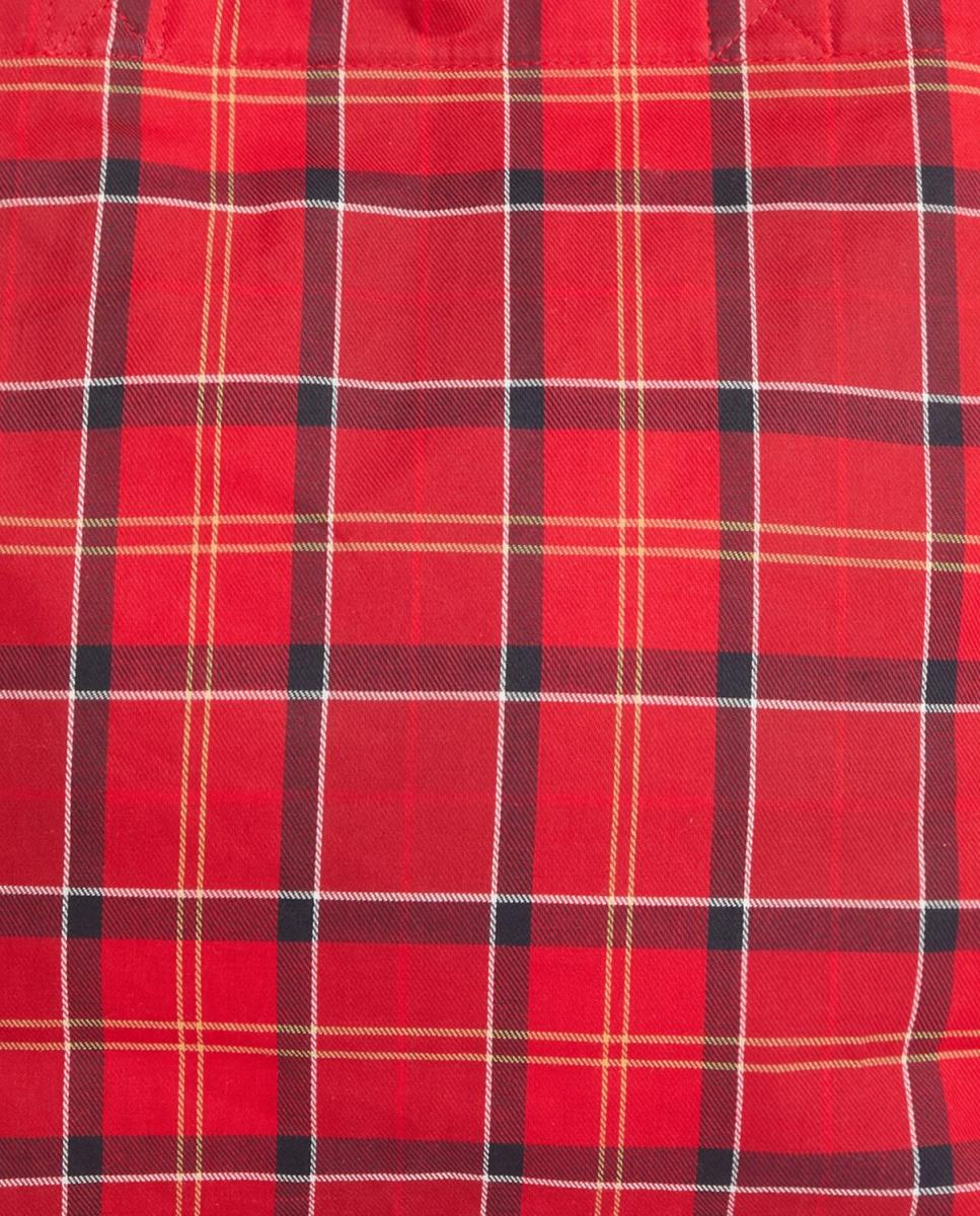 Bolso de hombro de tartan acolchado - Barbour - Rojo Rojo-3