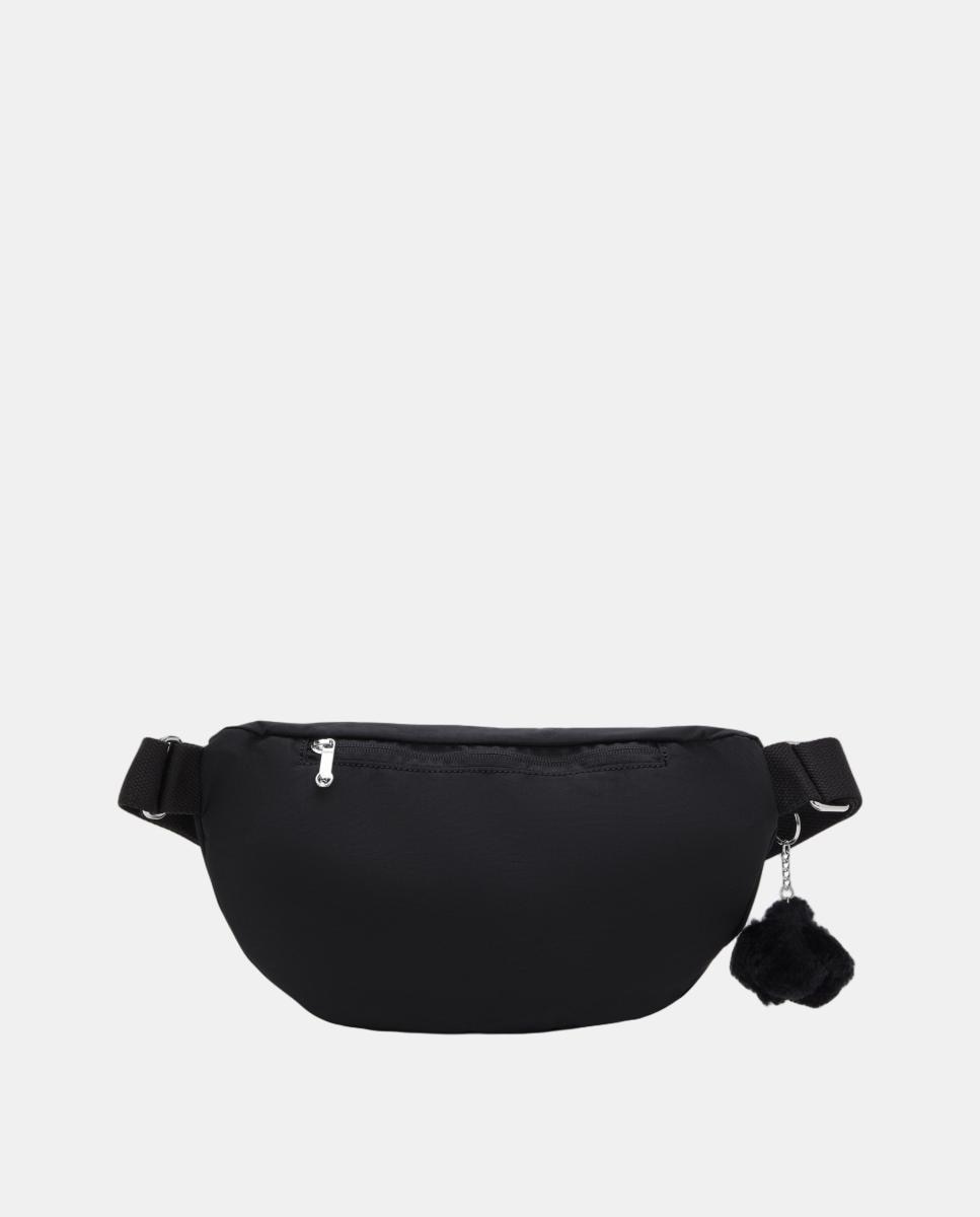 Bolsa de Cintura Média com Bolsos Organizadores Preto-2