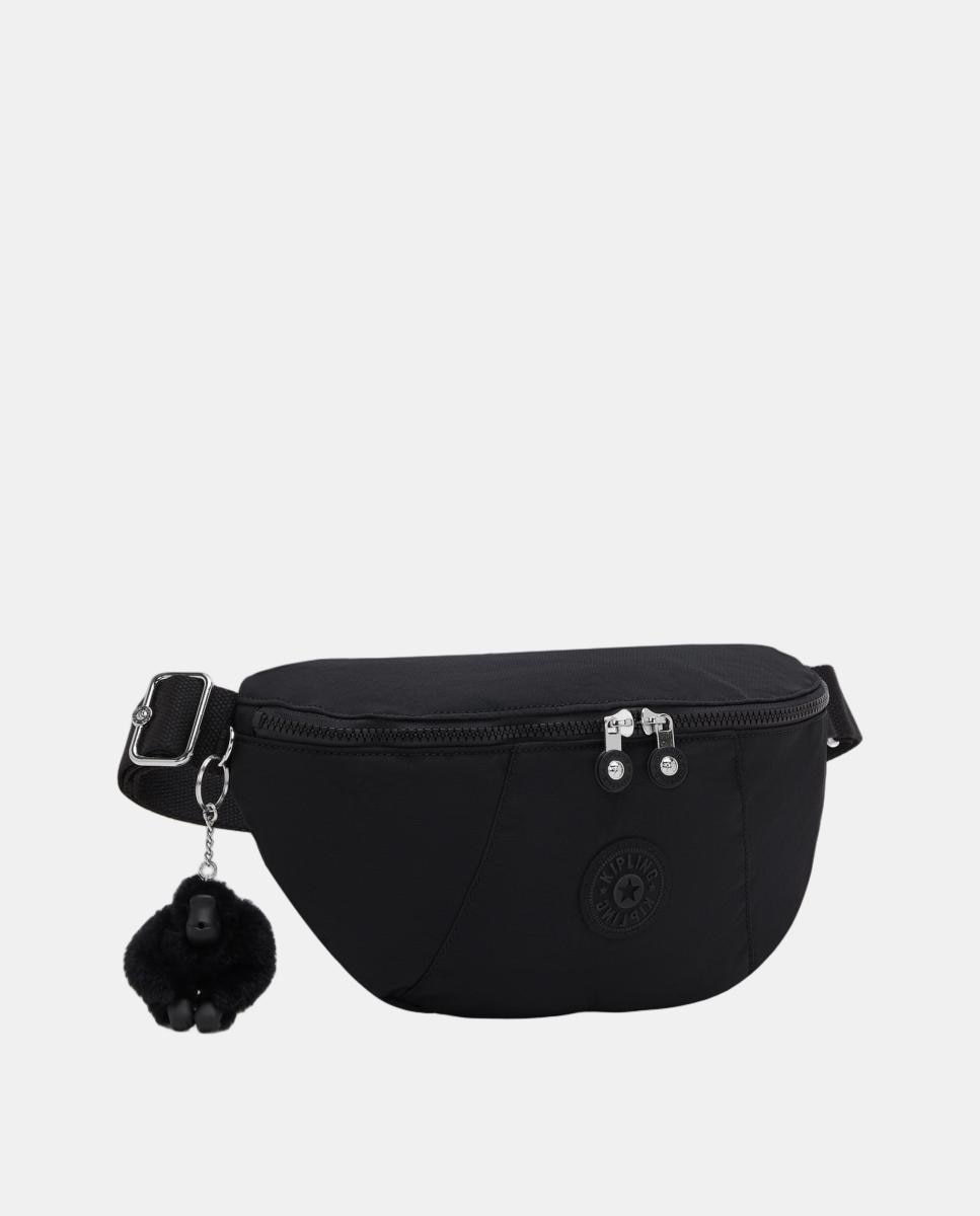 Bolsa de Cintura Média com Bolsos Organizadores Preto-4