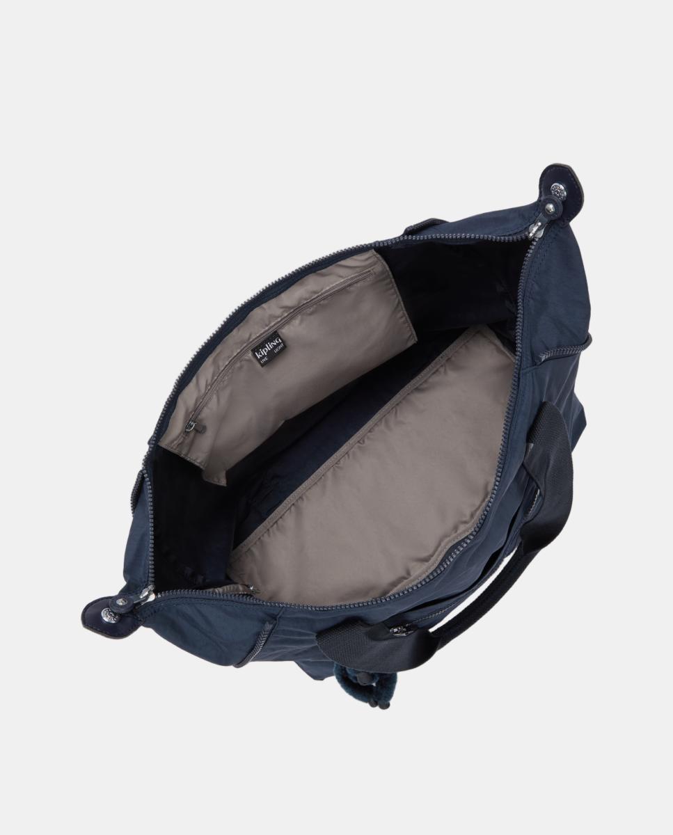 Mala Tipo Tote Média Multiusos com Fita para Trolley Azul-marinho-3