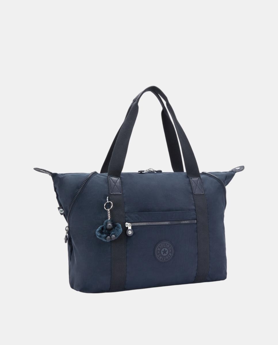 Mala Tipo Tote Média Multiusos com Fita para Trolley Azul-marinho-4