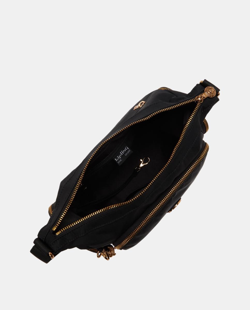 Mala a Tiracolo Média com Correias Ajustáveis Preto-3