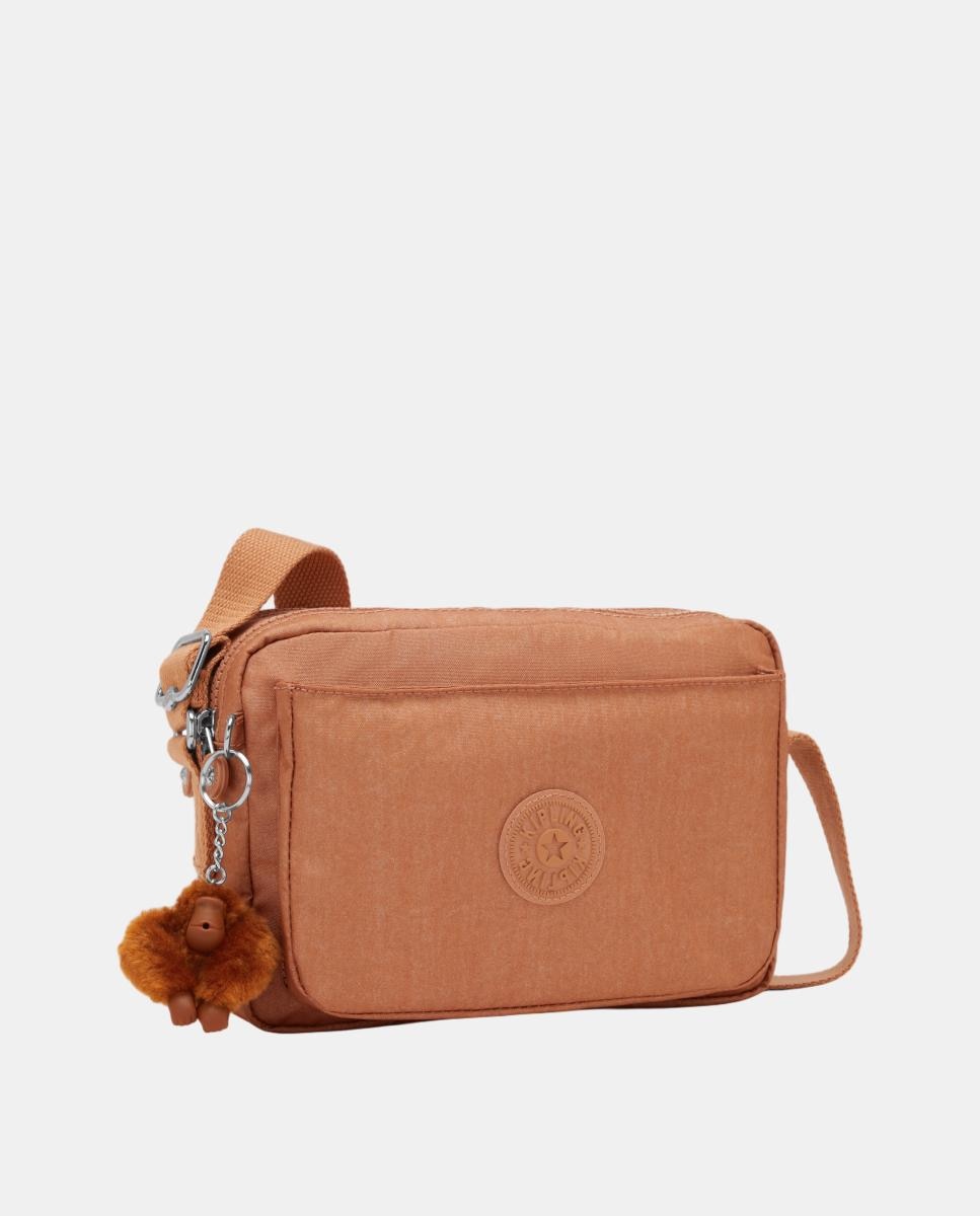 Mala a Tiracolo Média Versátil com Correia Ajustável Castanho-4