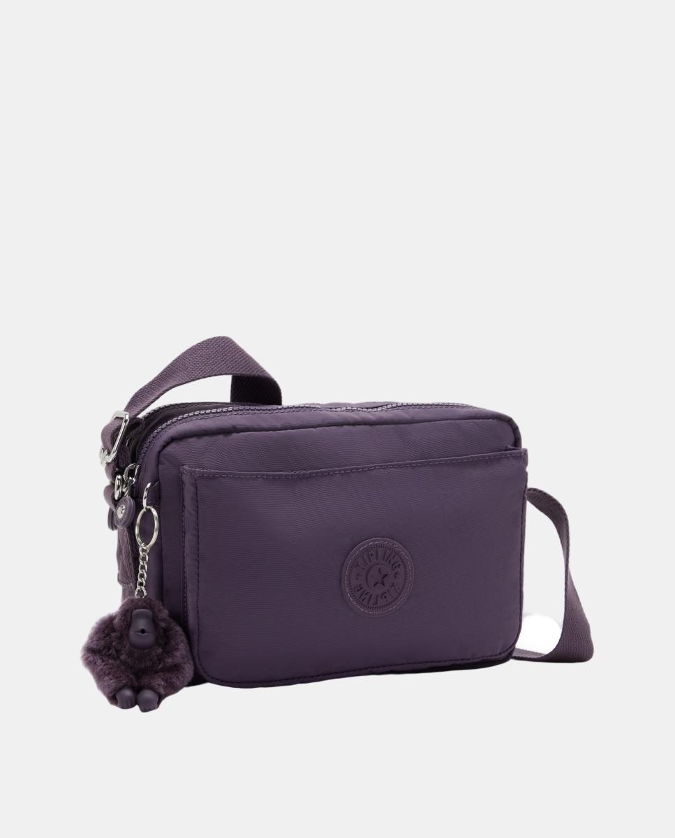 Mala a Tiracolo Média Versátil com Correia Ajustável Roxo-4