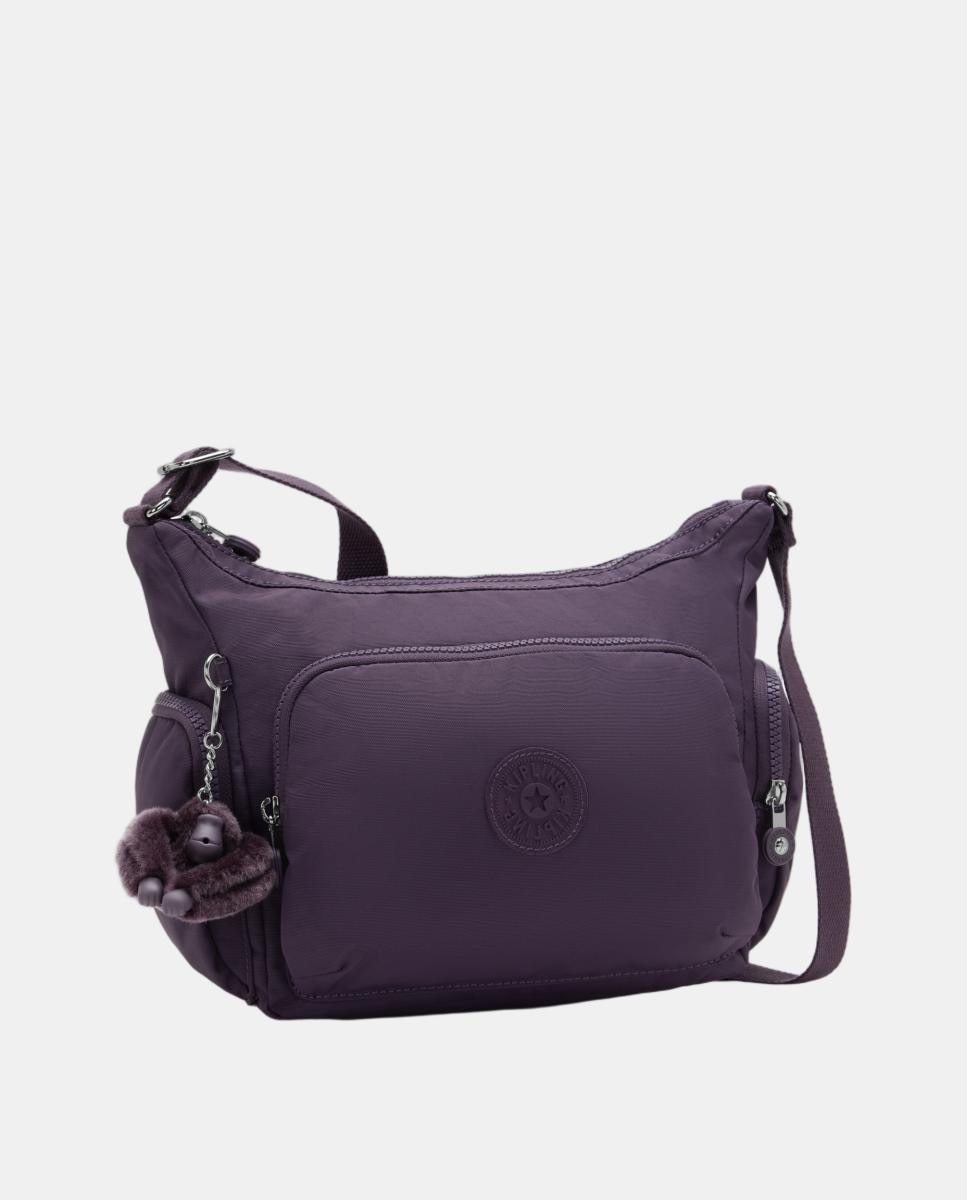 Mala a Tiracolo Média com Correias Ajustáveis Roxo-4