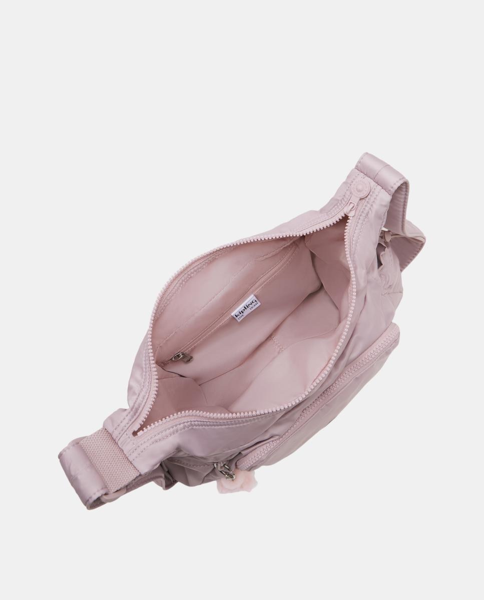 Mala a Tiracolo Média com Correias Ajustáveis Rosa-3