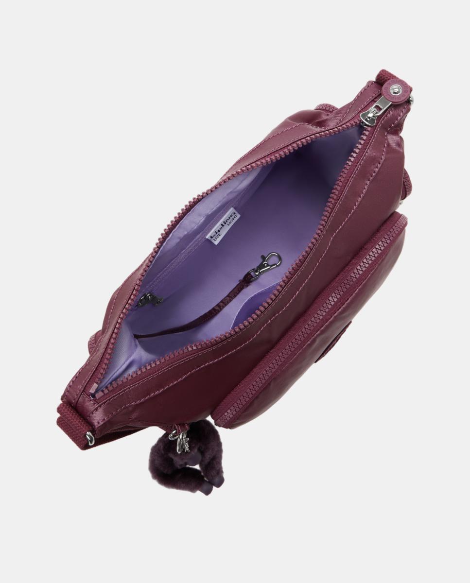 Mala a Tiracolo Média com Correias Ajustáveis Roxo-3