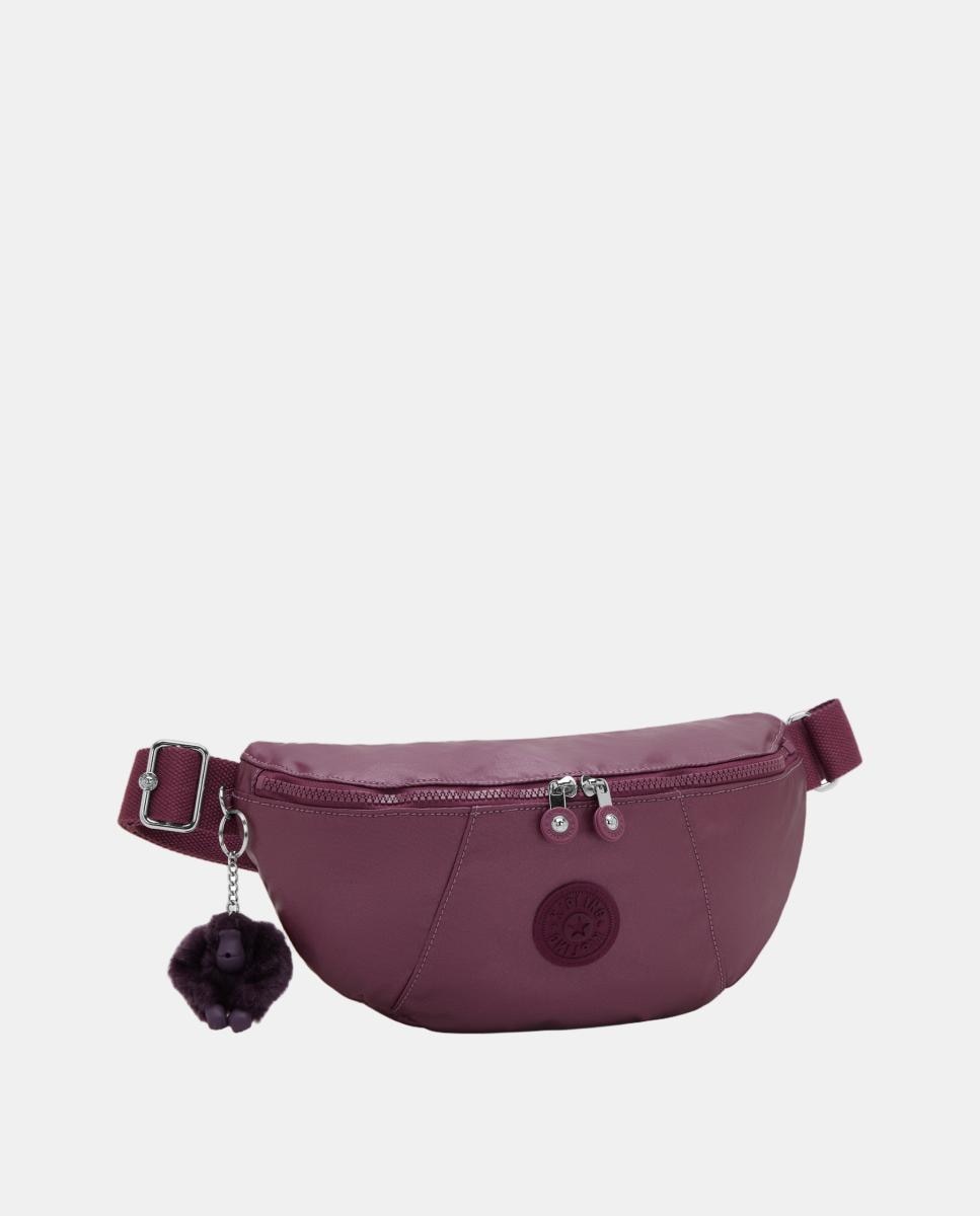 Bolsa de Cintura Média com Bolsos Organizadores Roxo-4