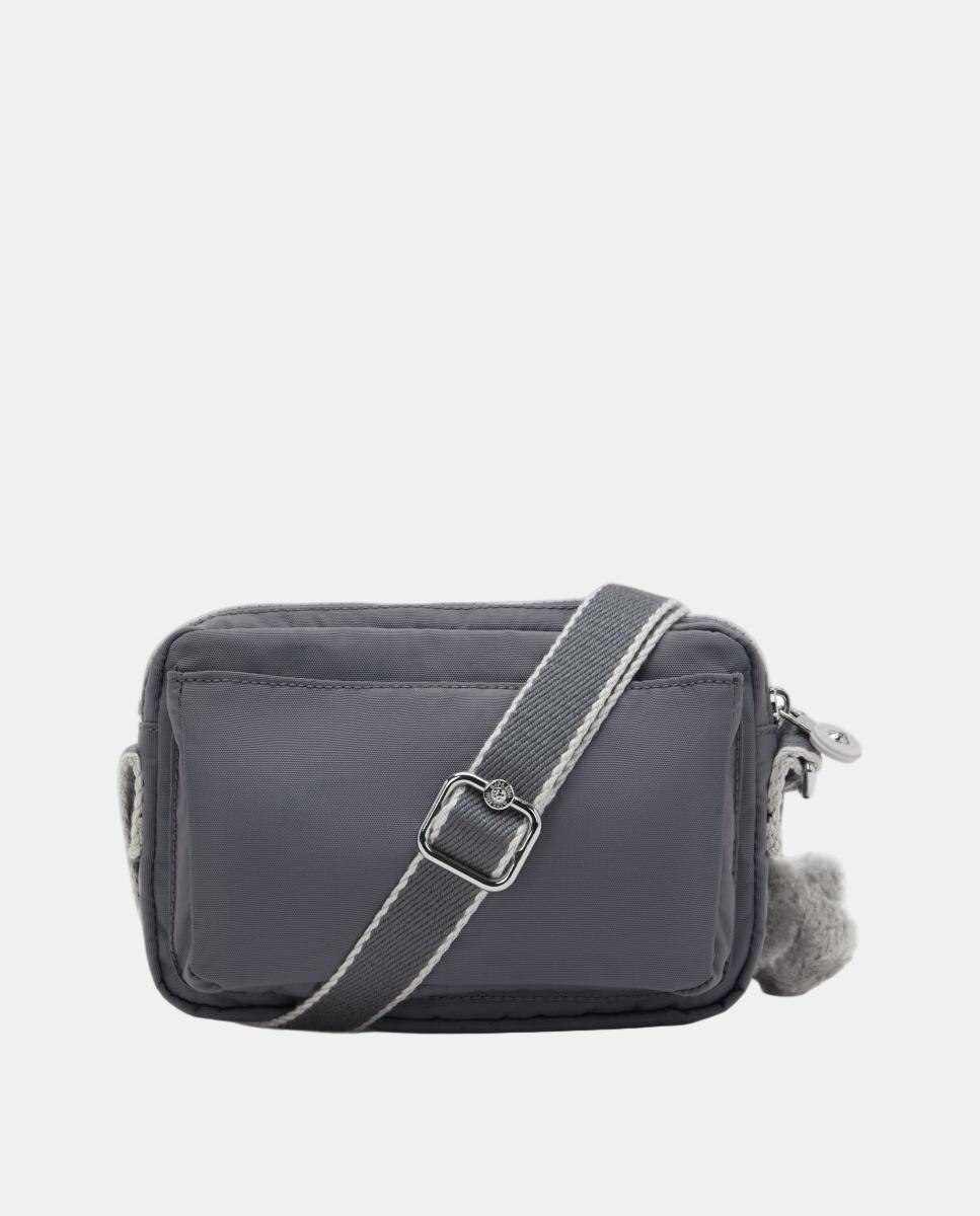 Mini bandolera con correa ajustable - Kipling - Gris oscuro Gris oscuro-2
