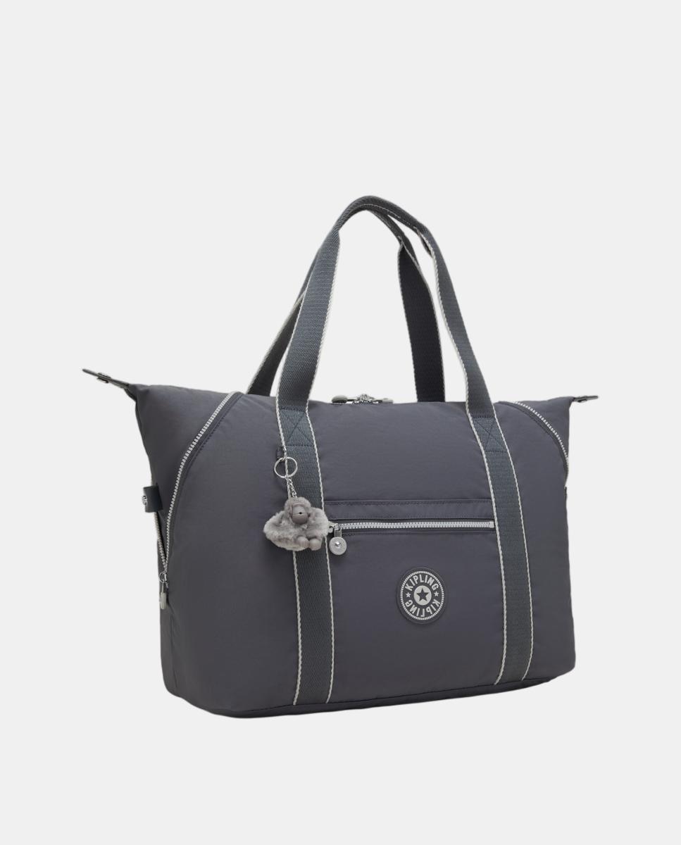Mala Tipo Tote Média Multiusos com Fita para Trolley Cinzento-escuro-4