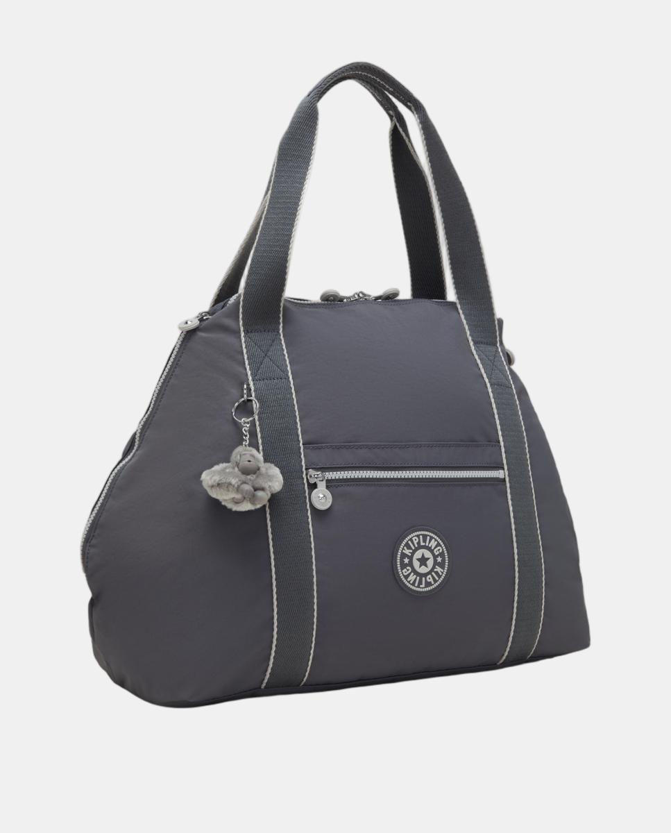Mala Tipo Tote Média Multiusos com Fita para Trolley Cinzento-escuro-5