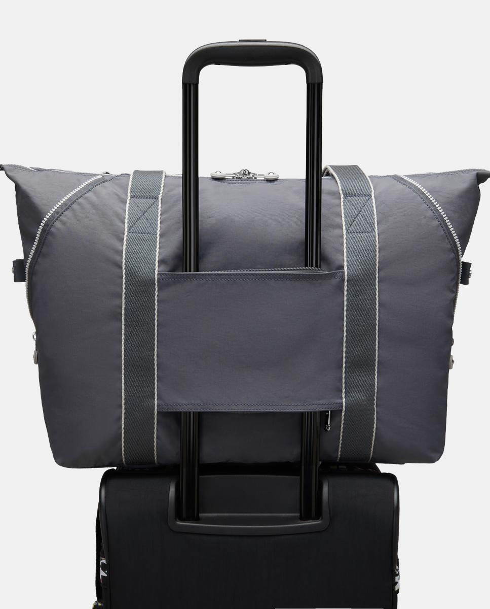 Mala Tipo Tote Média Multiusos com Fita para Trolley Cinzento-escuro-7