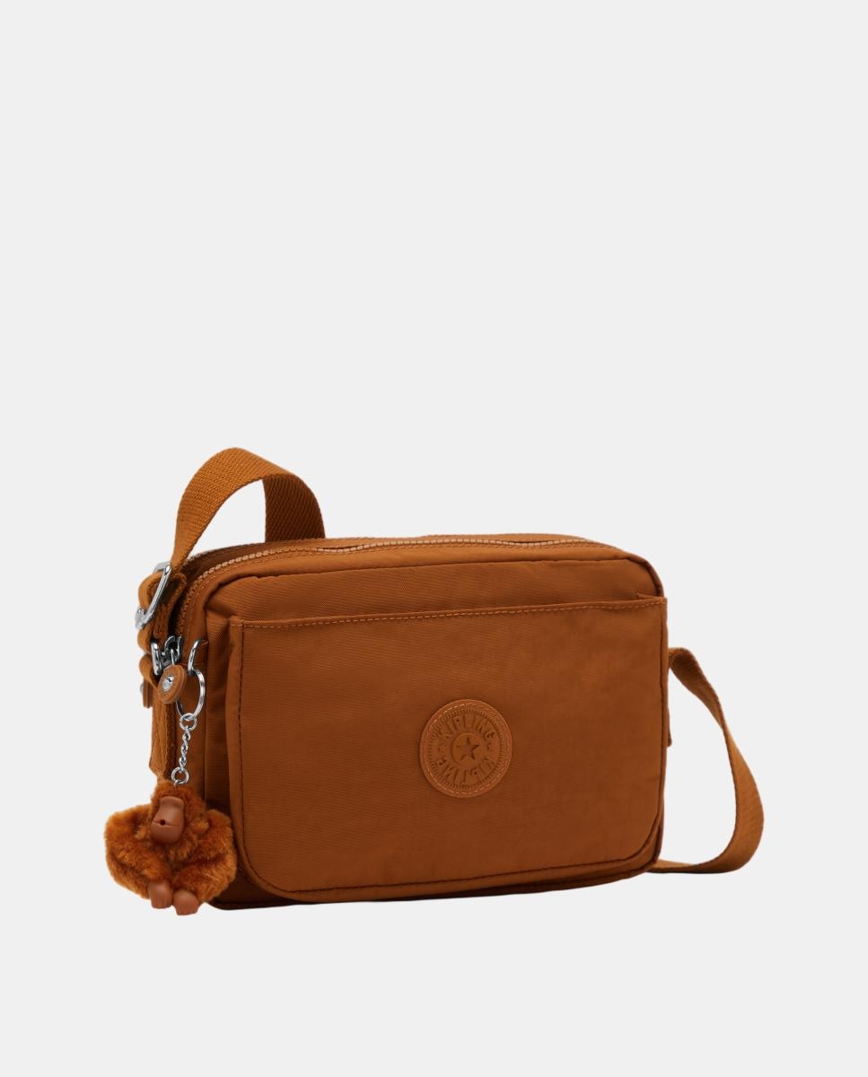 Mala a Tiracolo Média Versátil com Correia Ajustável Castanho-4