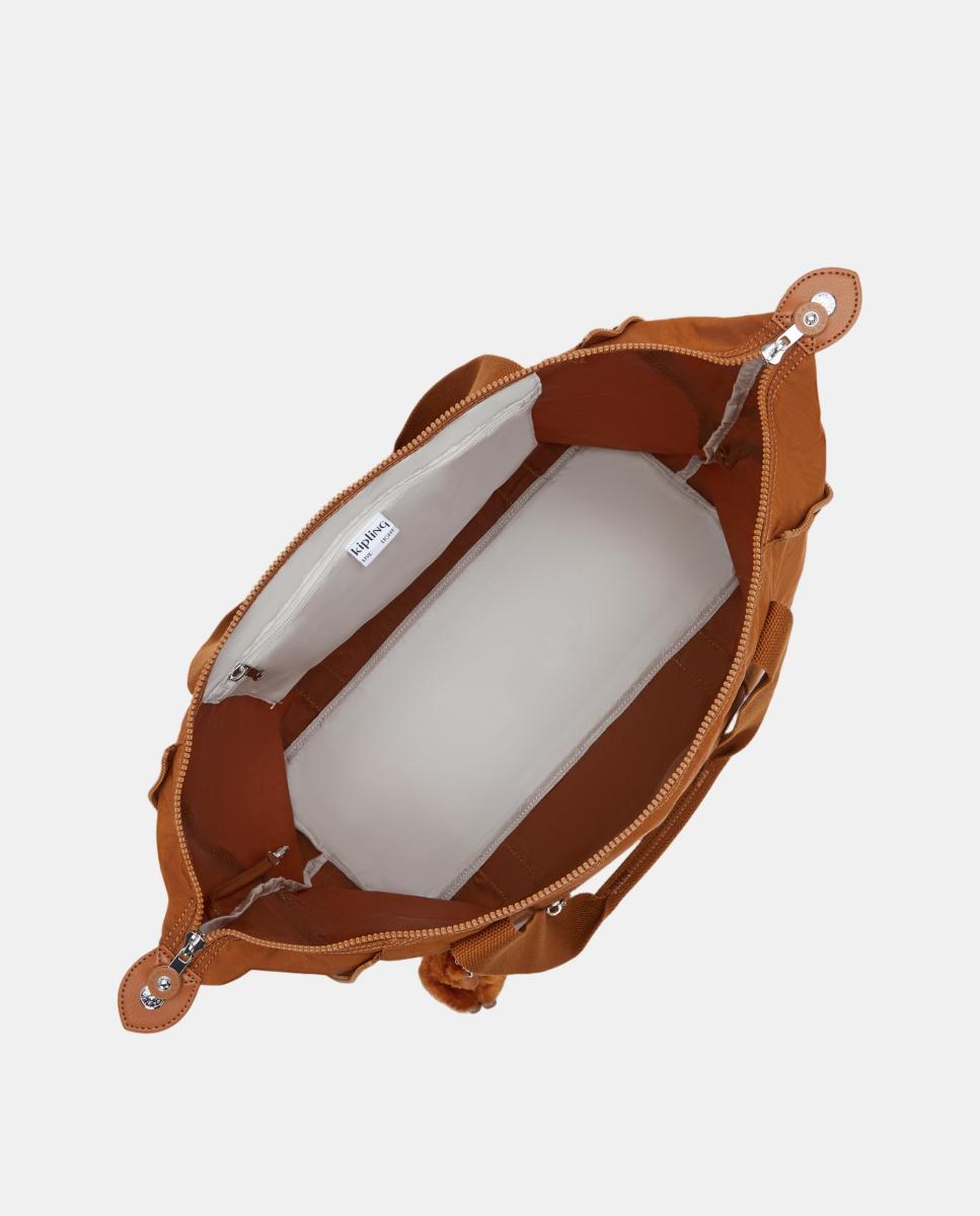 Mala Tipo Tote Média Multiusos com Fita para Trolley Castanho-3