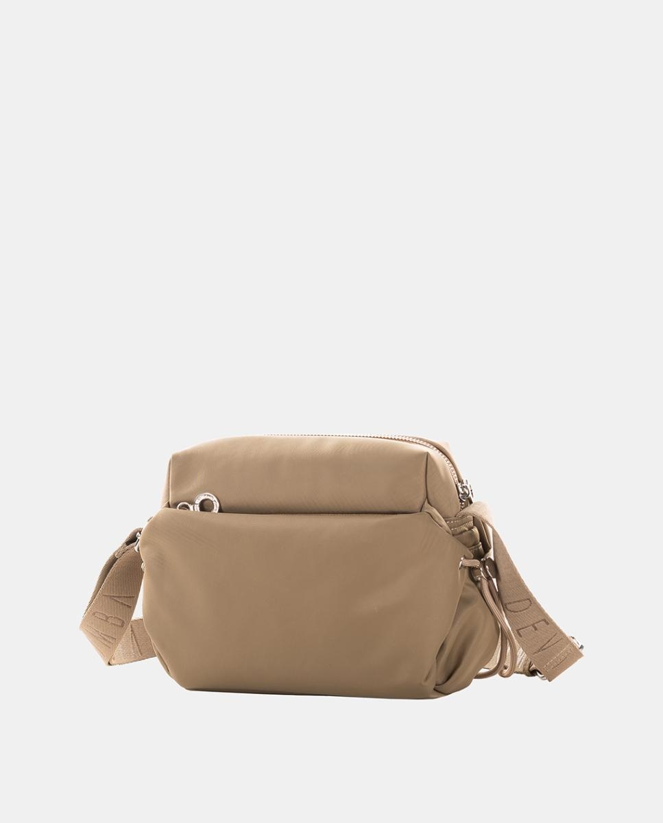 Bandolera pequeña con cinta ajustable - Devota & Lomba - Beige Beige-3