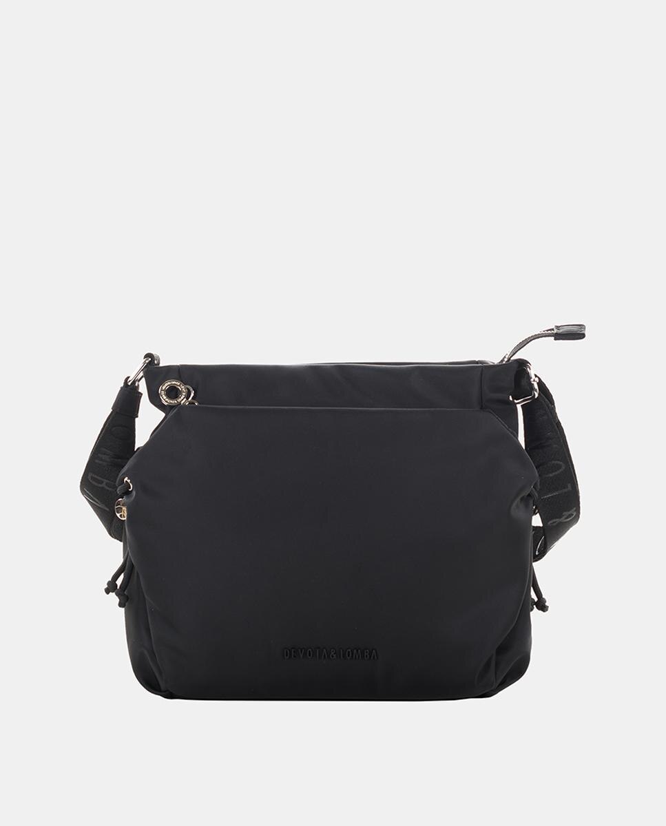 Bandolera mediana con cinta ajustable - Devota & Lomba - Negro Negro-1