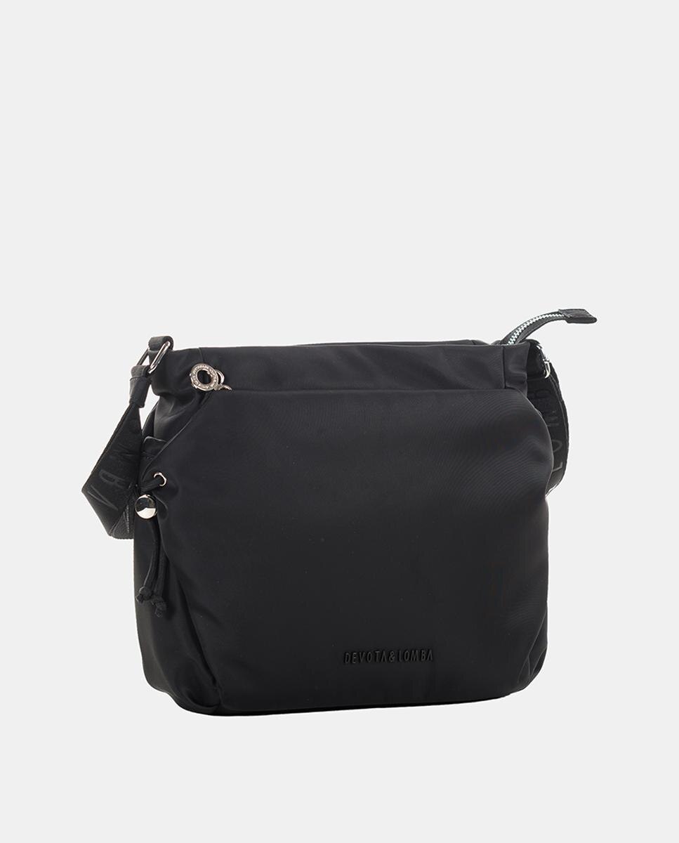 Bandolera mediana con cinta ajustable - Devota & Lomba - Negro Negro-2
