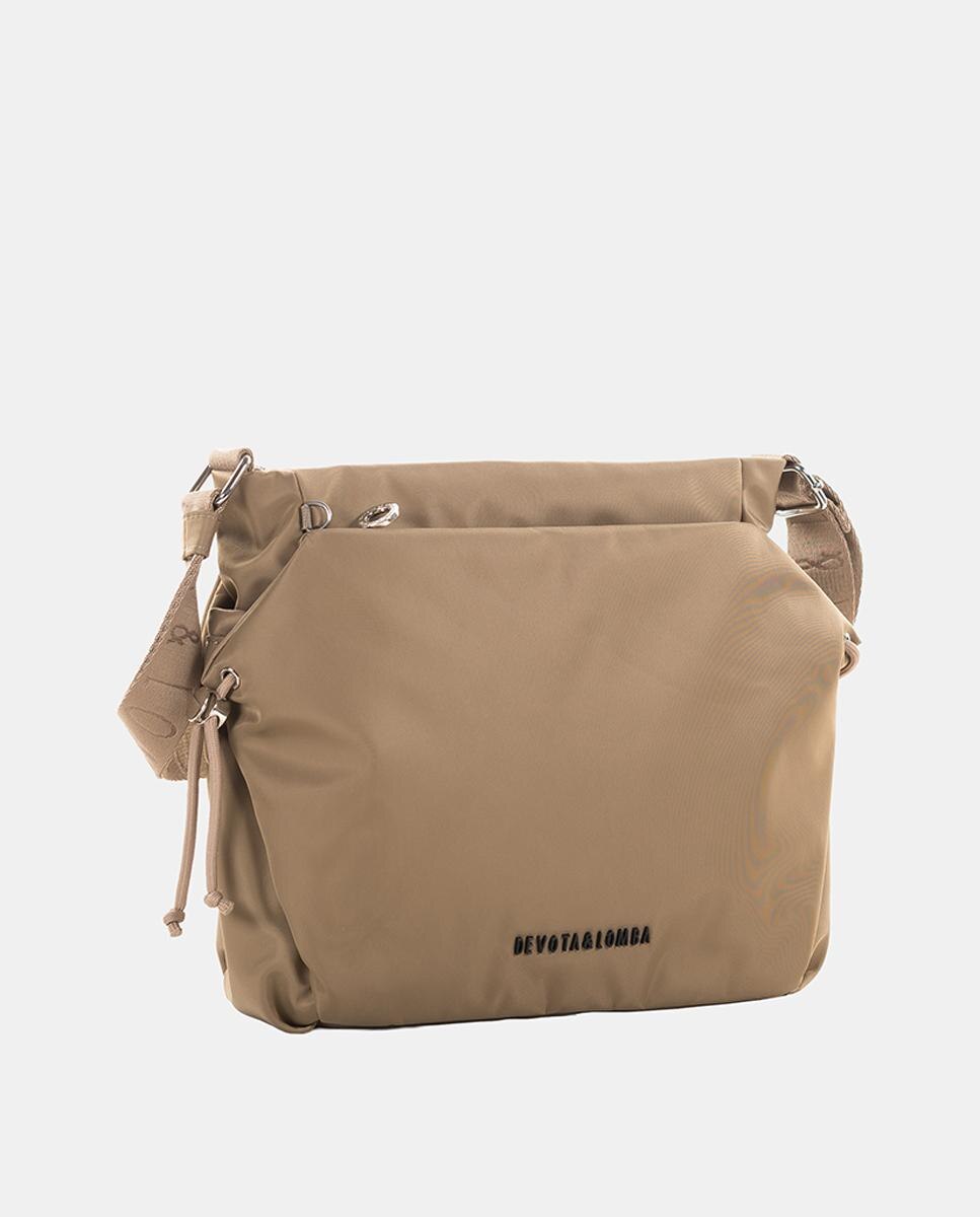 Bandolera mediana con cinta ajustable - Devota & Lomba - Beige Beige-2