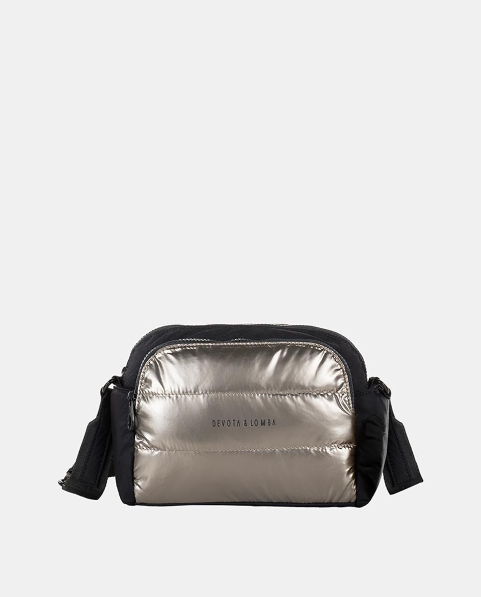 Imagen 0 de Bolso bandolera pequeño acolchado Negro