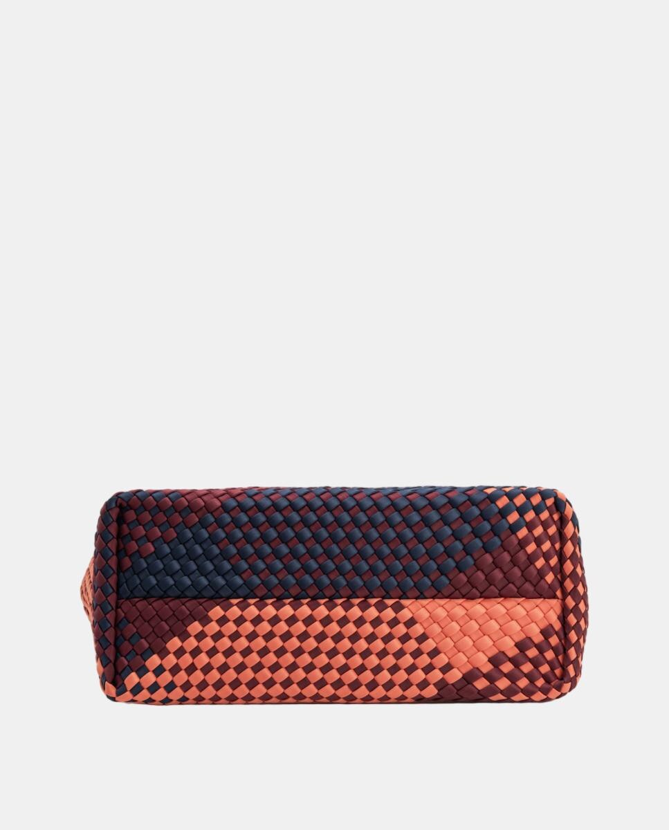 Bolso de hombro grande de neopreno con acabado trenzado - Verb to do - Multicolor Multicolor-5