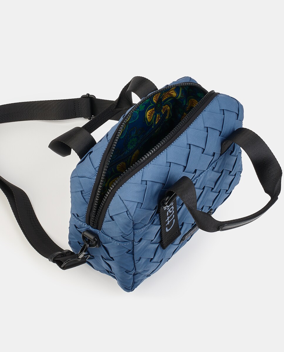 Mala Tipo Bowling - Cor de Mostarda Azul-3