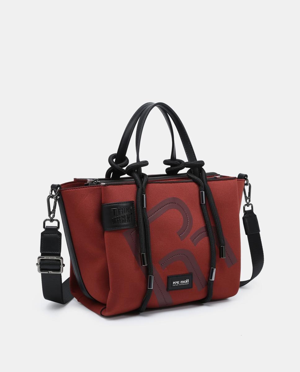Mala Tipo Tote de Neopreno Vermelho-2