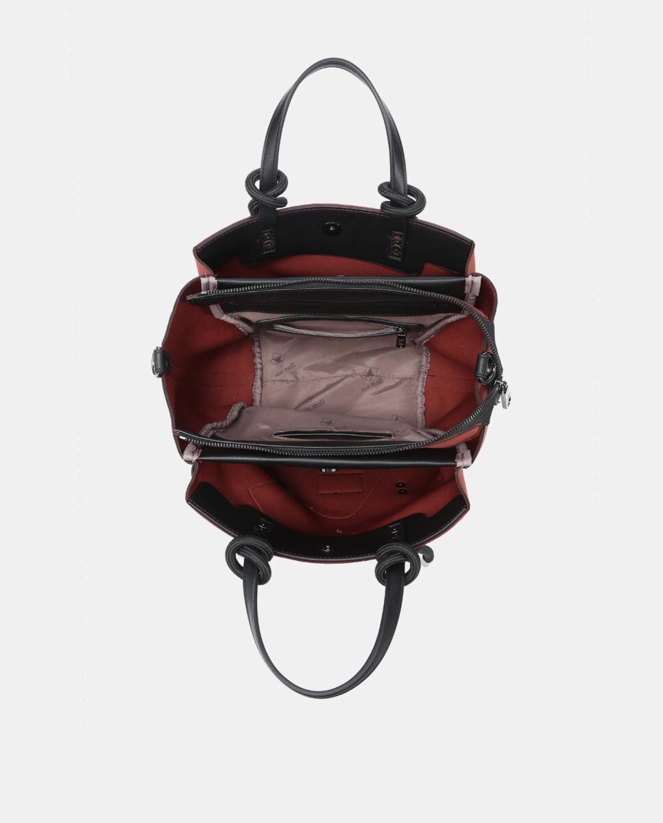 Mala Tipo Tote de Neopreno Vermelho-4