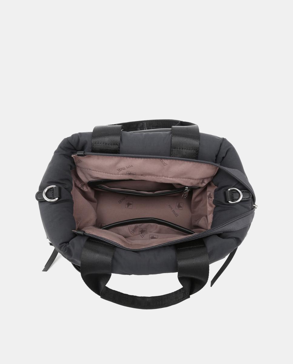 Mala de Nylon Cinzento-4