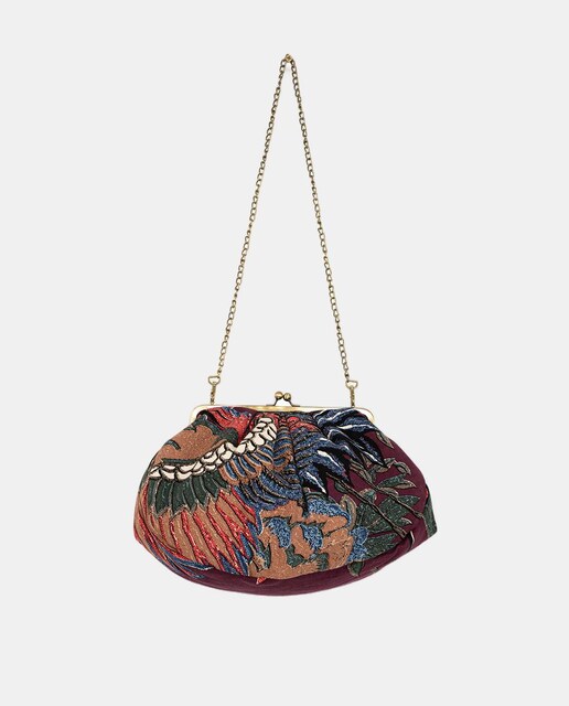 Imagem 0 de Mala Clutch Crane Plum