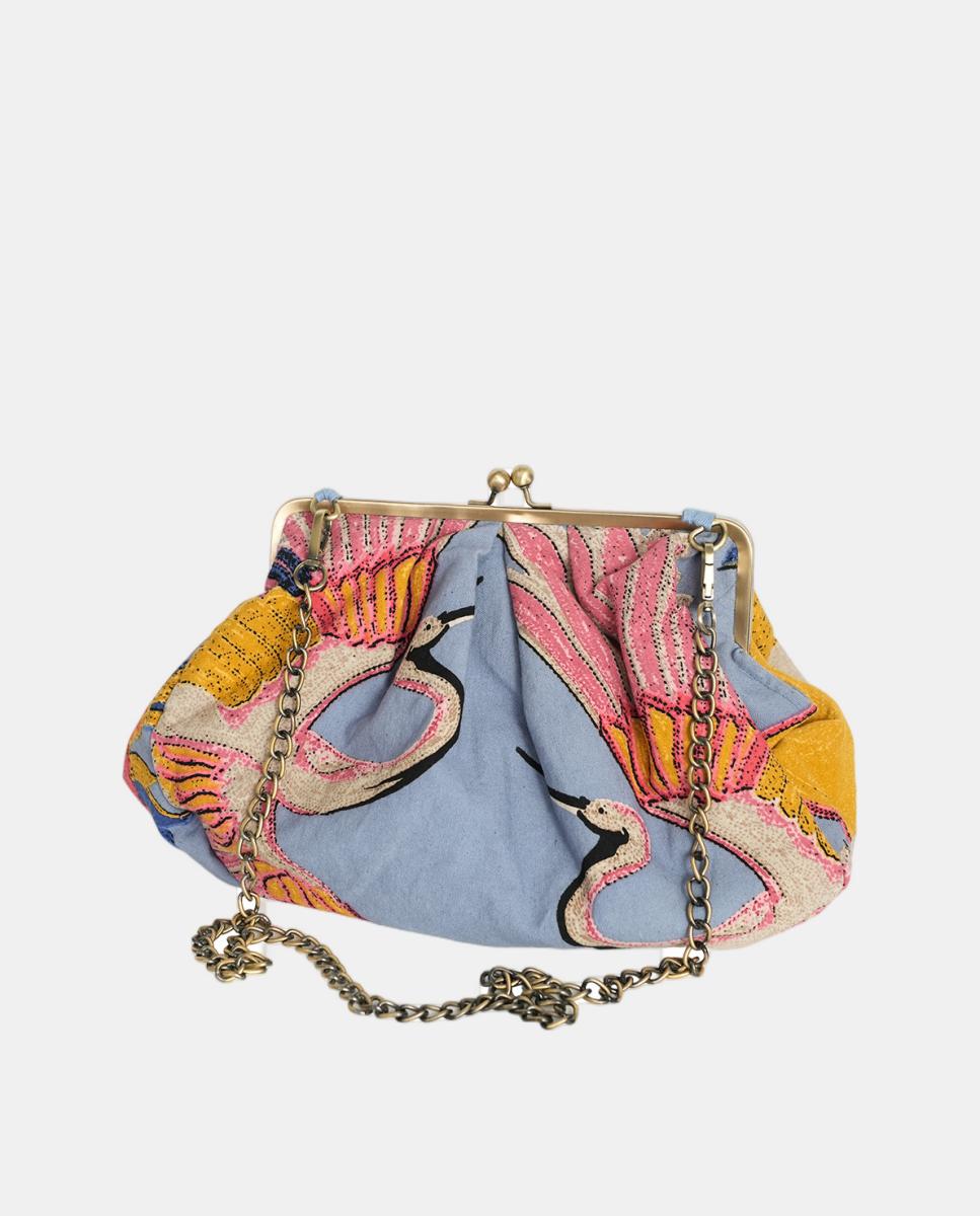 Mala Clutch Crane Roxo-2