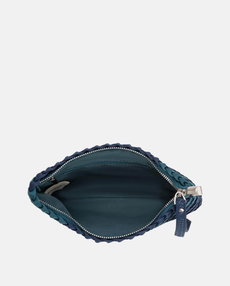 Bolos de mano de neopreno trenzado con asa corta - Verb to do - Azul marino Azul marino-4
