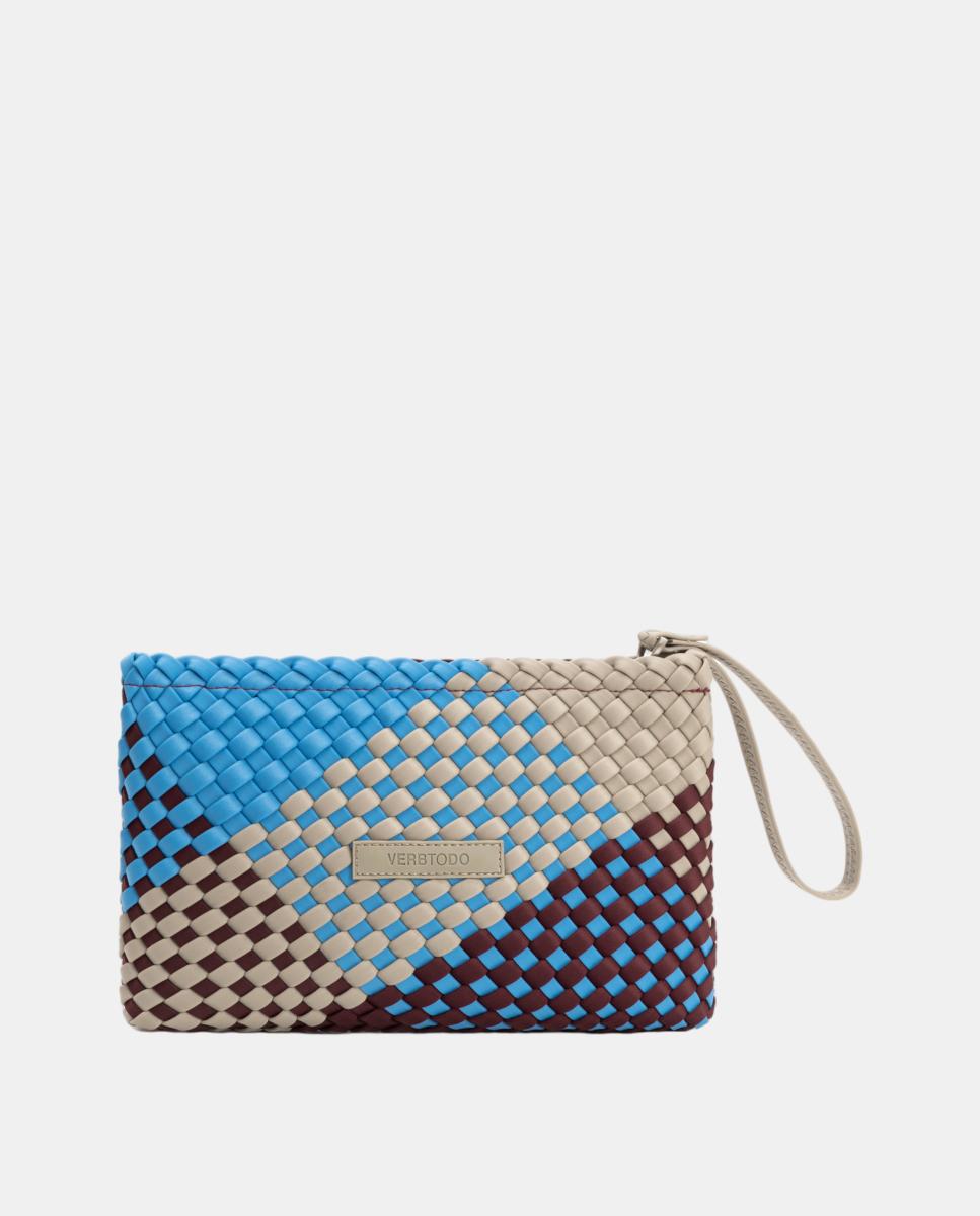 Bolso bandolera de neopreno trenzado con asa larga - Verb to do - Multicolor Multicolor-3