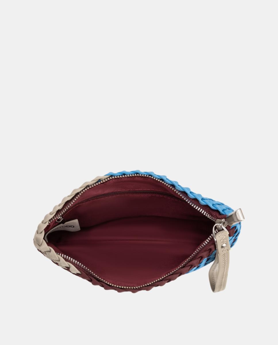 Bolso bandolera de neopreno trenzado con asa larga - Verb to do - Multicolor Multicolor-4