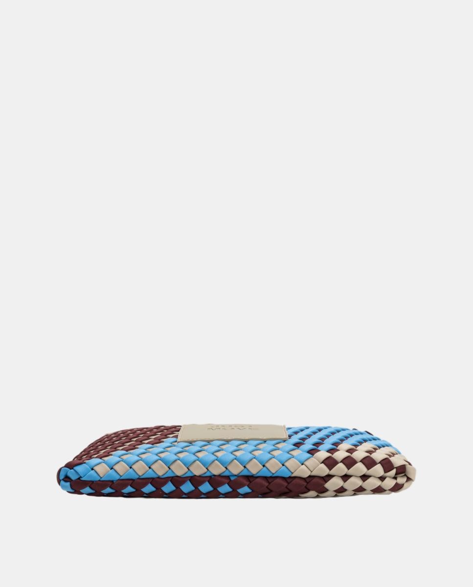 Bolso bandolera de neopreno trenzado con asa larga - Verb to do - Multicolor Multicolor-5