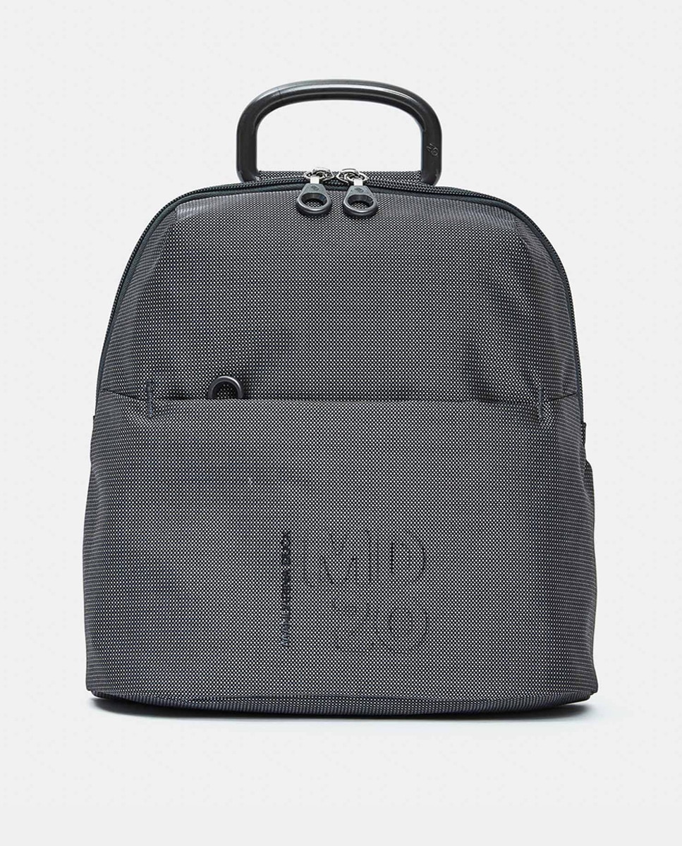 Mochila com Formas Arredondadas Cinzento-escuro-1