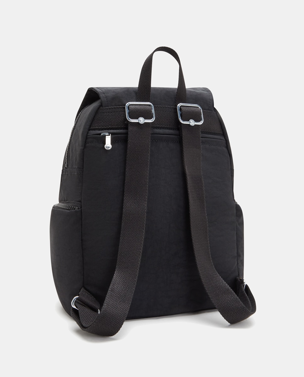 Mochila pequeña con bolsillos y correas ajustables - Kipling - Negro Negro-5