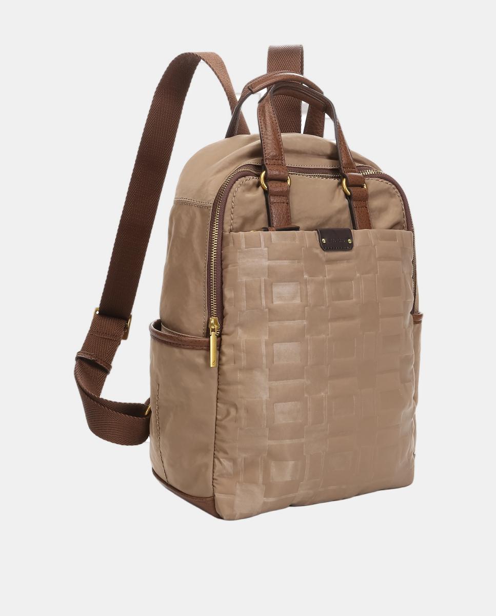 Mochila Freedom em Nylon Reciclado Camel-2