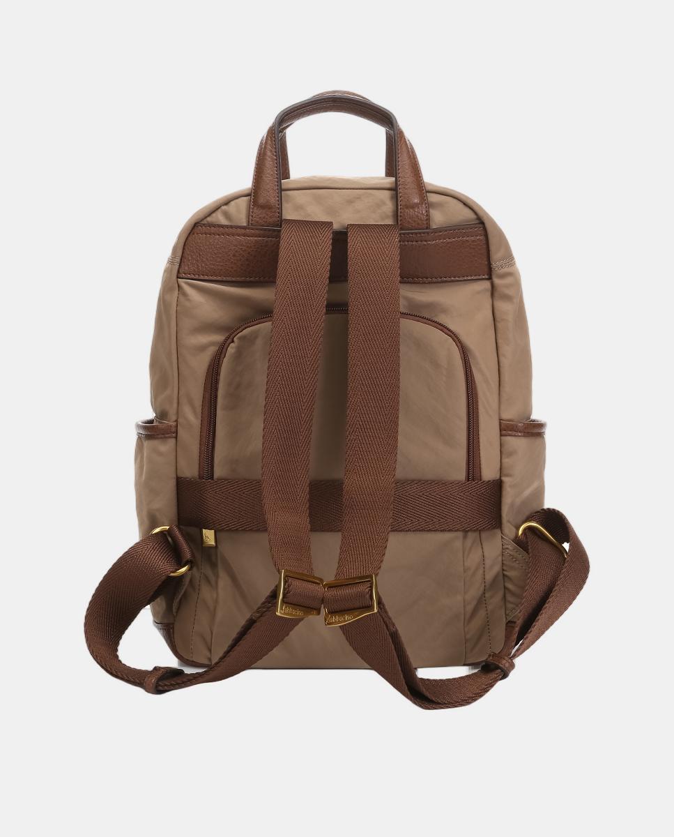 Mochila Freedom em Nylon Reciclado Camel-3