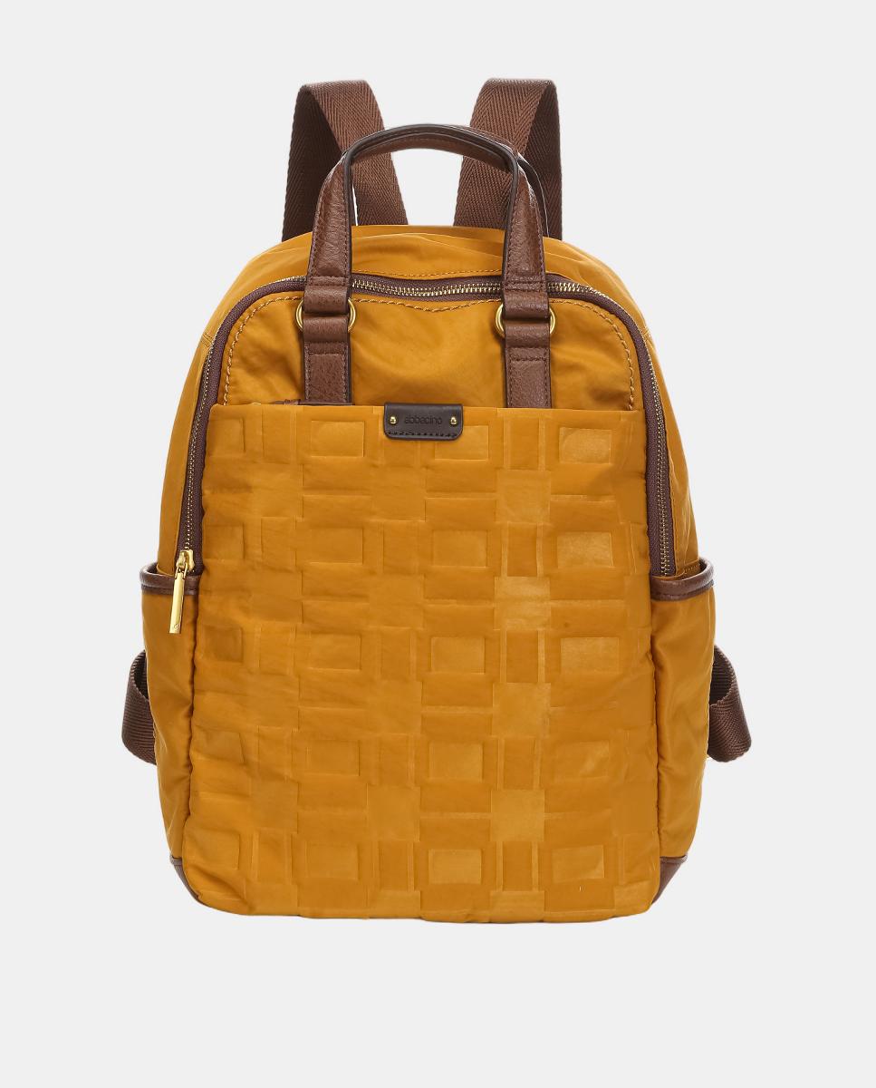 Mochila Freedom em Nylon Reciclado Mostarda-1