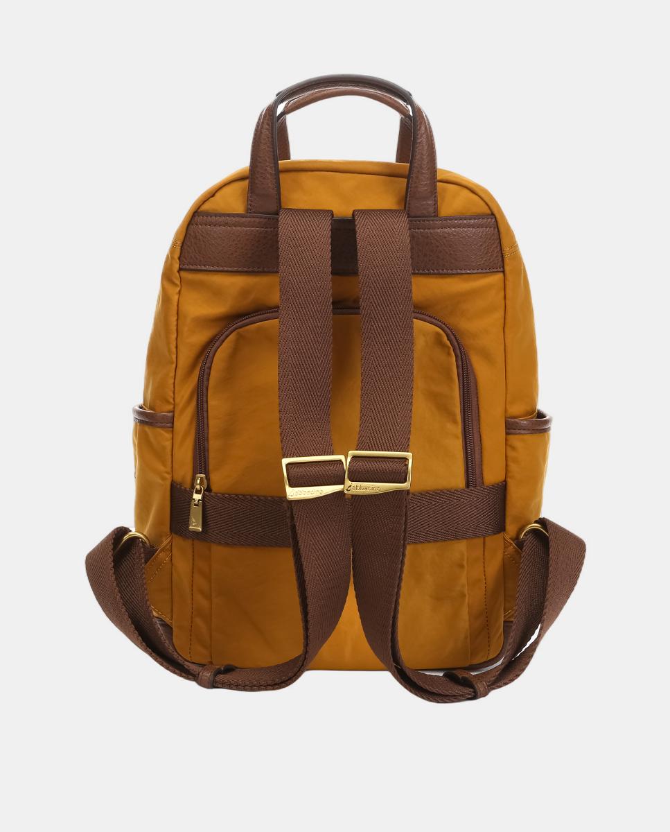 Mochila Freedom em Nylon Reciclado Mostarda-3