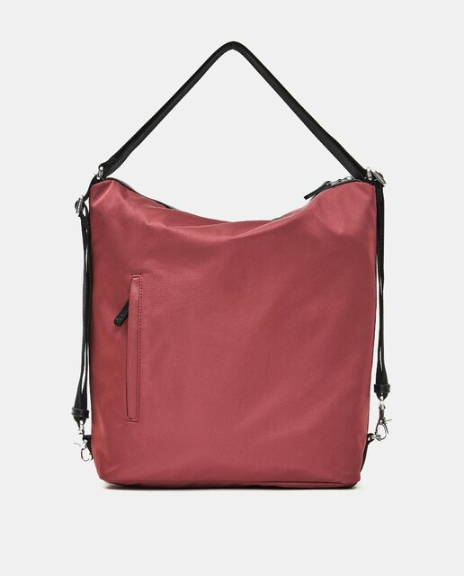 Imagem 0 de Mala Conversível em Mochila de Nylon - Vermelho Brilhante