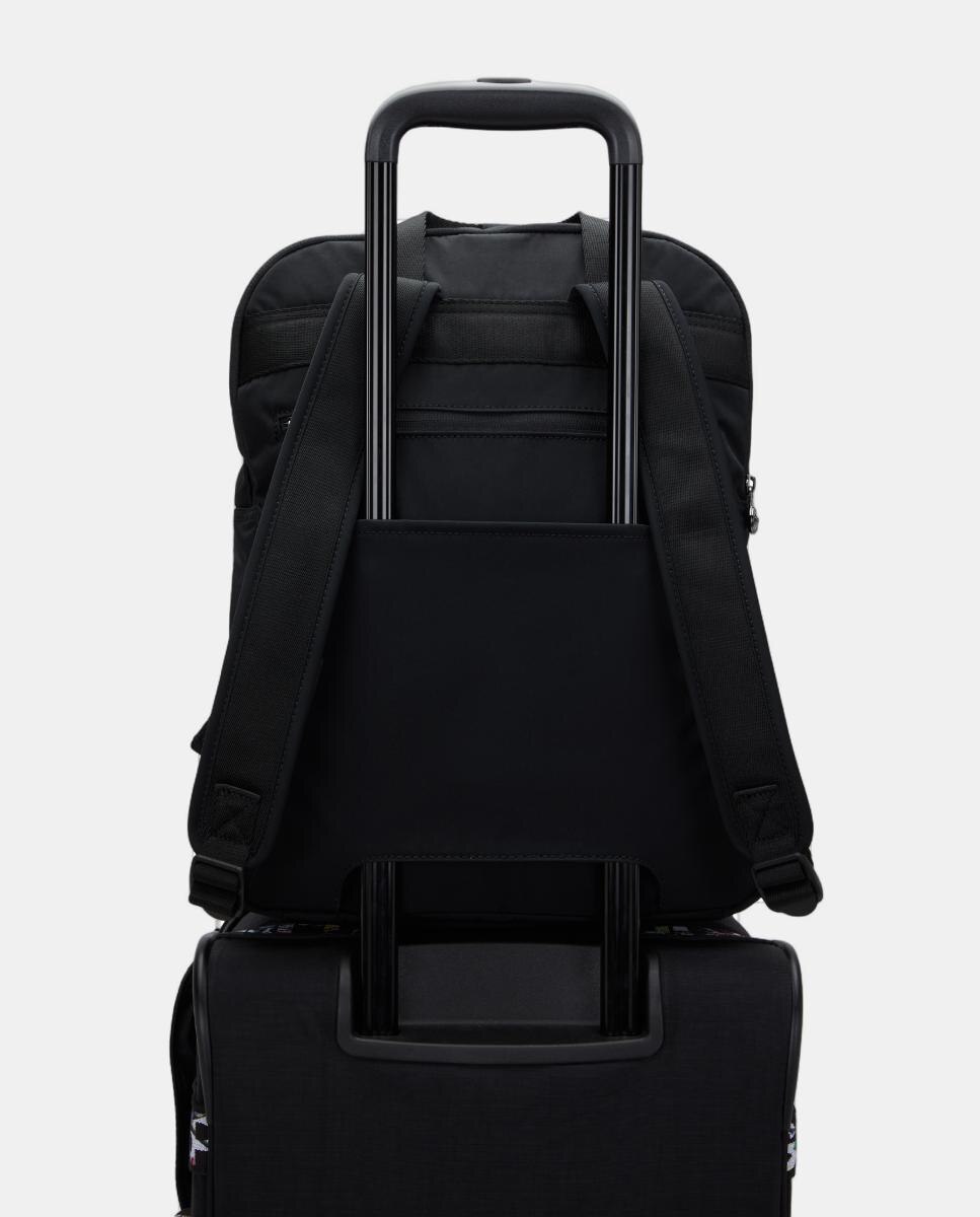 Mochila Grande com Compartimento para Portátil Preto-4